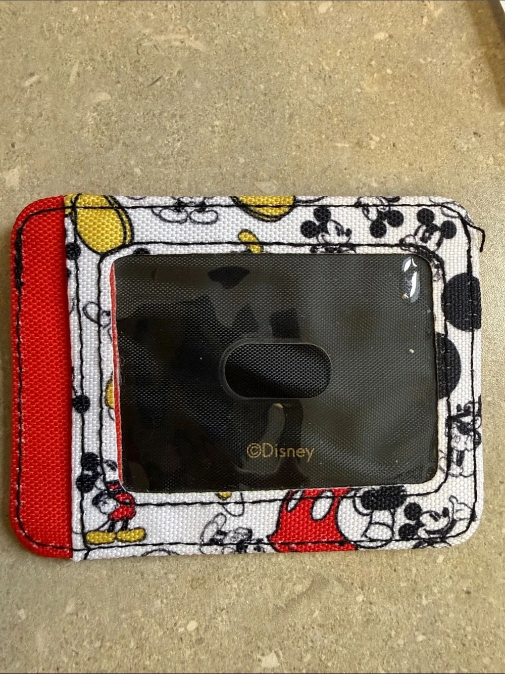 Disney Red, White & Black Mickey Mouse Card Sleeve